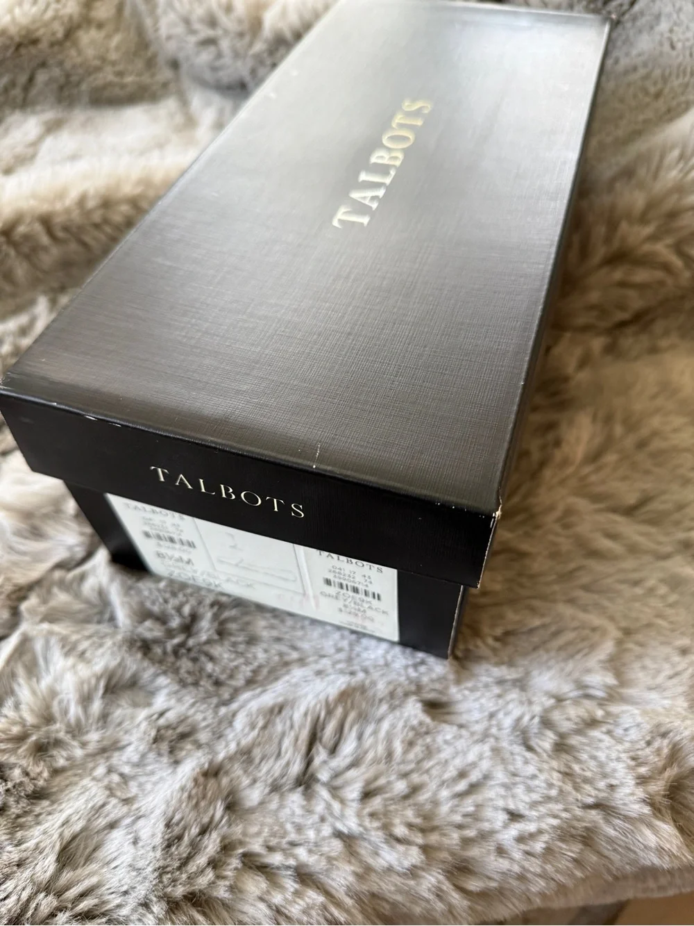 NIB Talbots Leather Leopard Print Ballet Flats